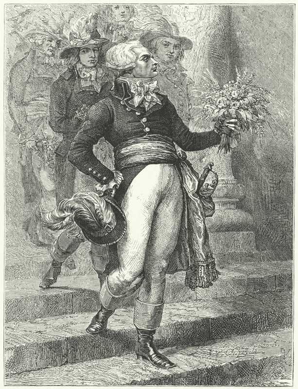 Maximilien Robespierre on the day of the Festival of the Supreme Being by Etienne (after) Ronjat