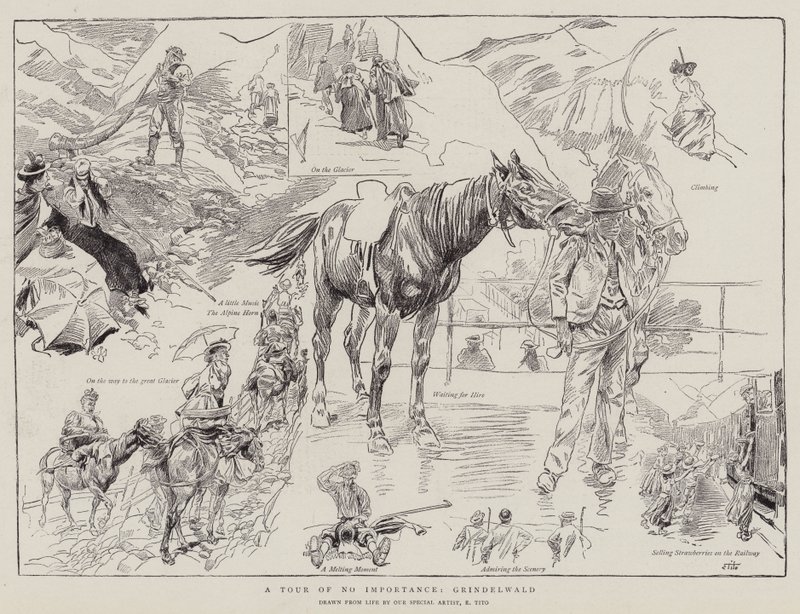 A Tour of No Importance, Grindelwald by Ettore Tito