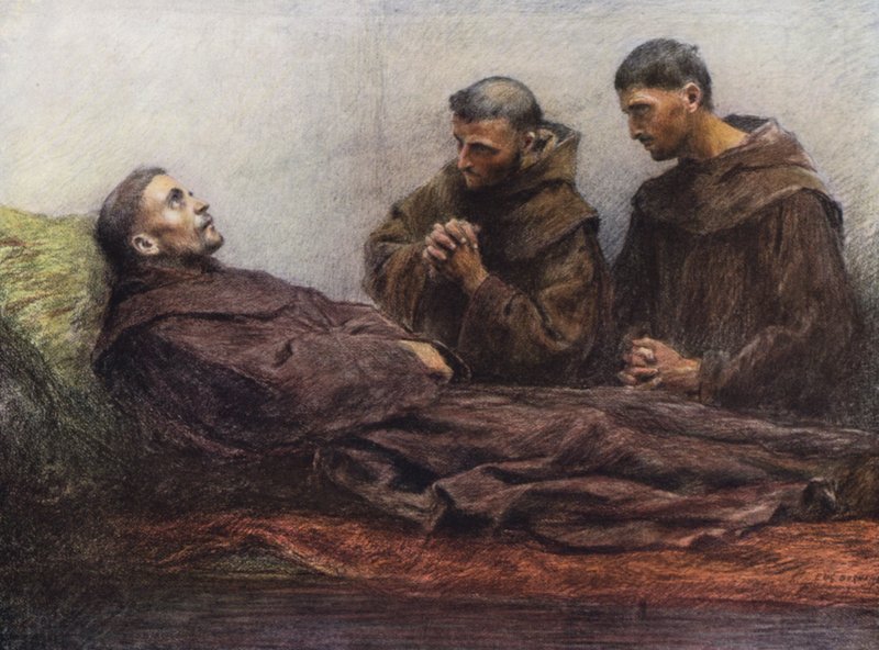 St Francis Sick in the Bishop
