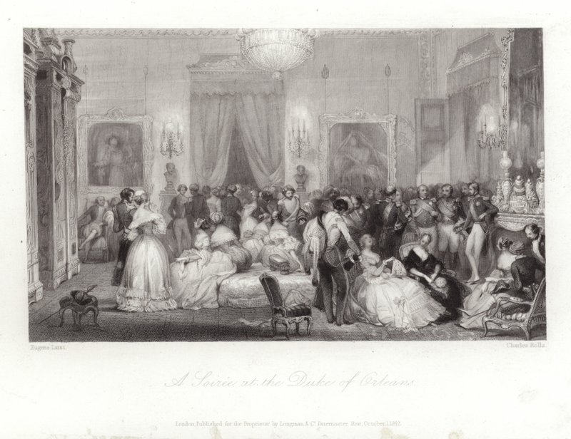 A Soiree at the Duke of Orleans by Eugene Louis Lami