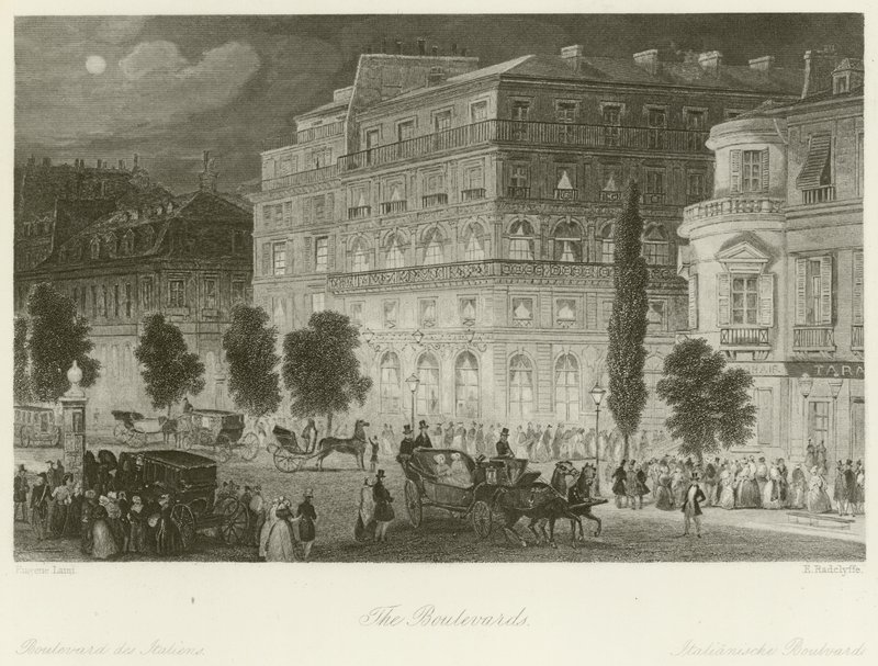 The Boulevards by Eugene Louis Lami