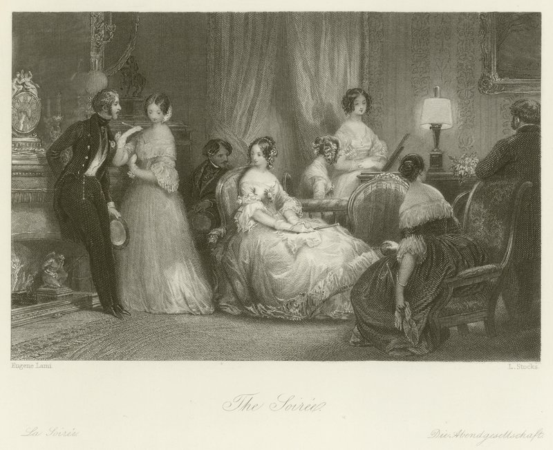 The Soiree by Eugene-Louis Lami