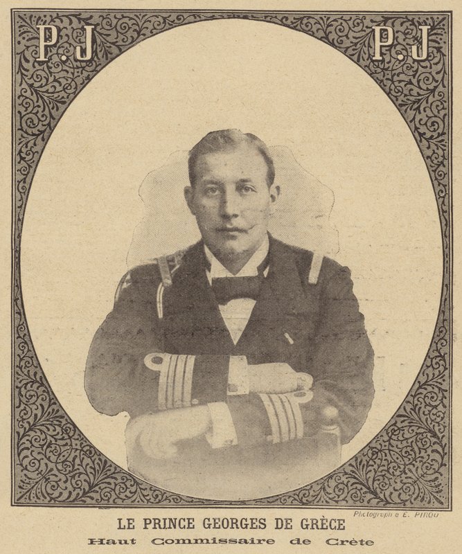 Prince George of Greece, High Commissioner of the Cretan State by Eugene Pirou