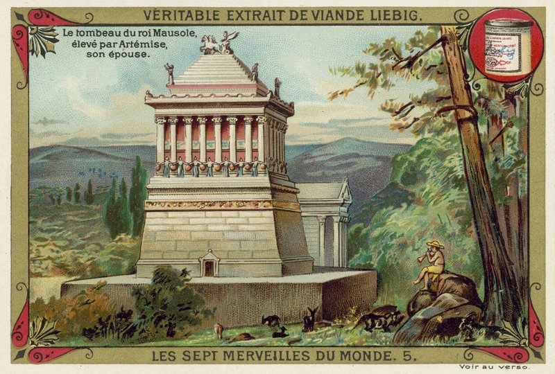 The Mausoleum of Halicarnassus by European School