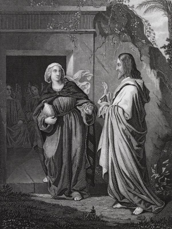 Christ appearing to Mary, St John, Ch 20, v 14 by European School