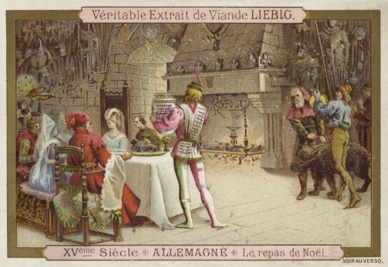 Christmas Feast, Germany, 15th Century by European School