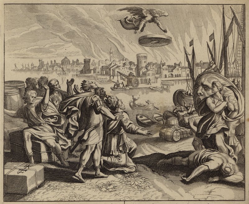 Doom of Babylon by European School