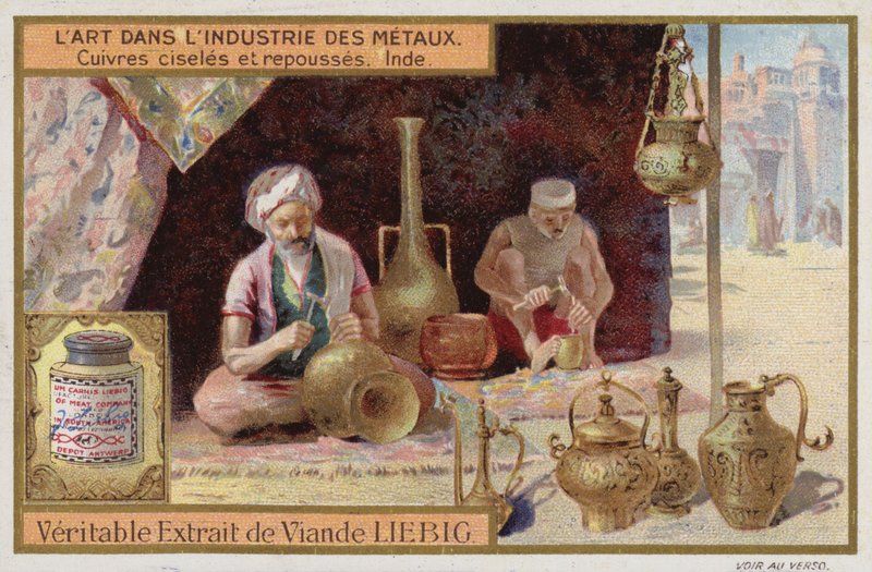 Engraved and Tooled Copper, India by European School