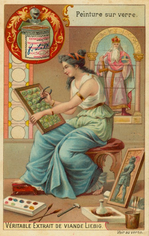 Glass Painting by European School