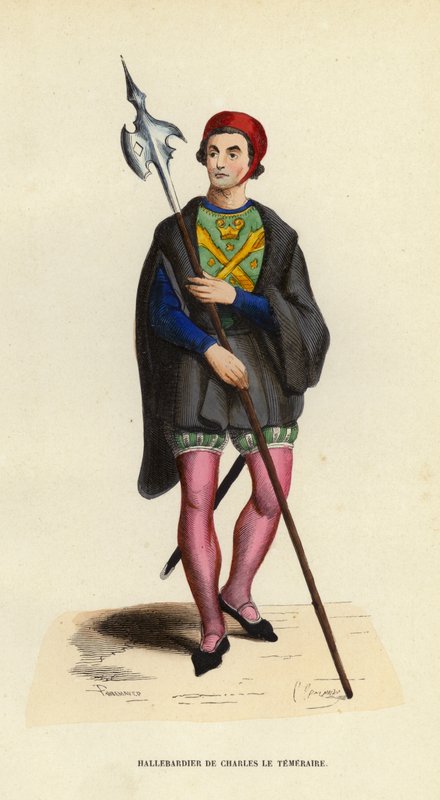 Halberdier of Charles the Bold by European School
