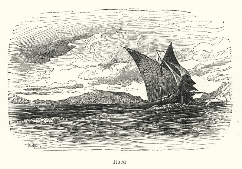 Ithaca, Ancient Greece by European School