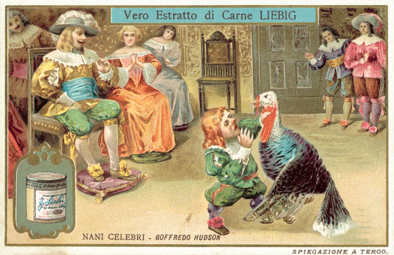 Jeffrey Hudson, English court dwarf and jester at the court of King Charles I and Queen Henrietta Maria by European School
