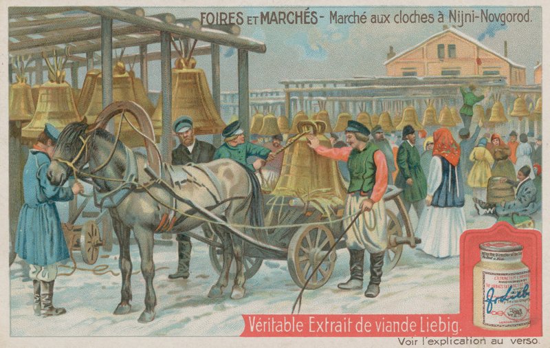 Market of Bells in Nizhny Novgorod by European School