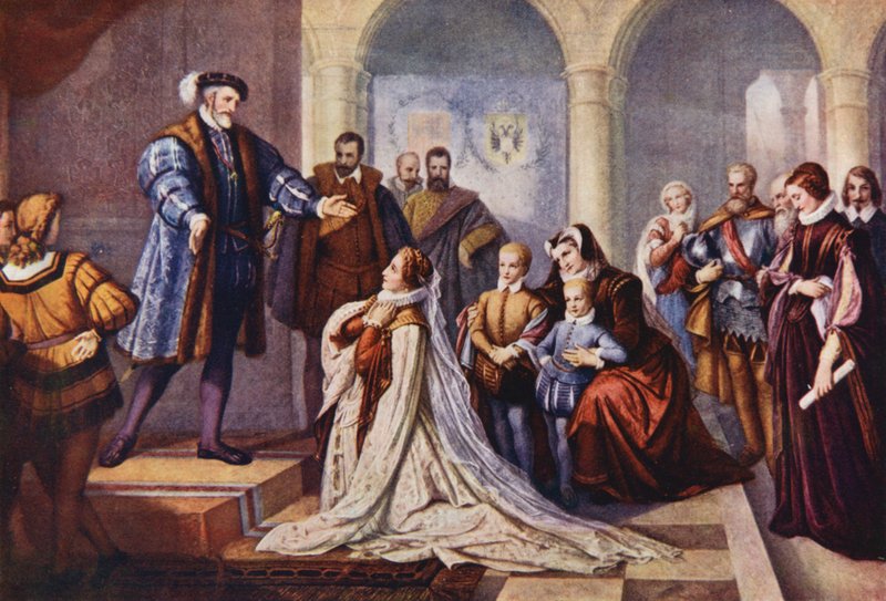 Philippine Welser Before the Emperor Ferdinand at Innsbruck by European School