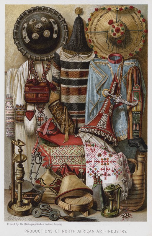 Productions of North-African Art-Industry by European School
