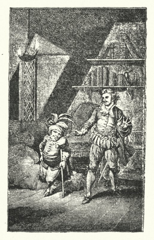 Scene from Der Krumme Teufel (The Limping Devil), the First Opera by Joseph Haydn (engraving) by European School