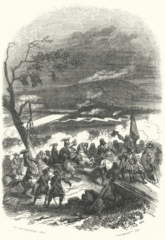 Siege of Namur by Louis XIV of France by European School