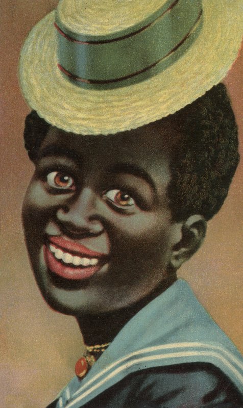 Smiling African in a Sailor Suit by European School