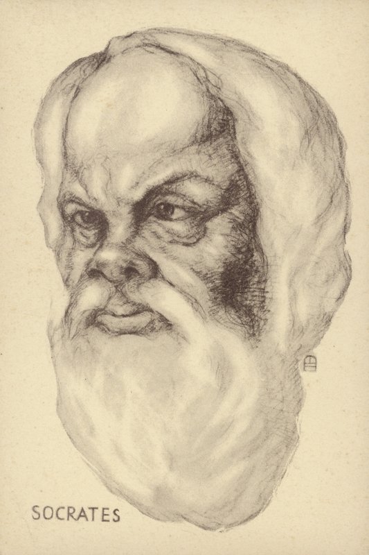 Socrates (c469 BC-399 BC), Ancient Greek Philosopher by European School