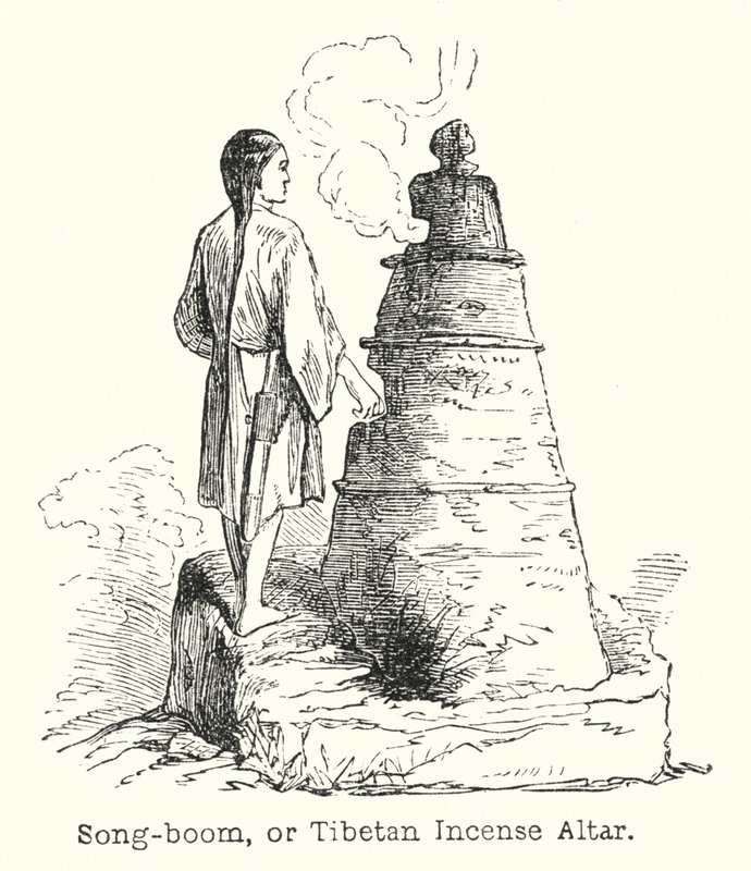 Song-boom, or Tibetan Incense Altar by European School