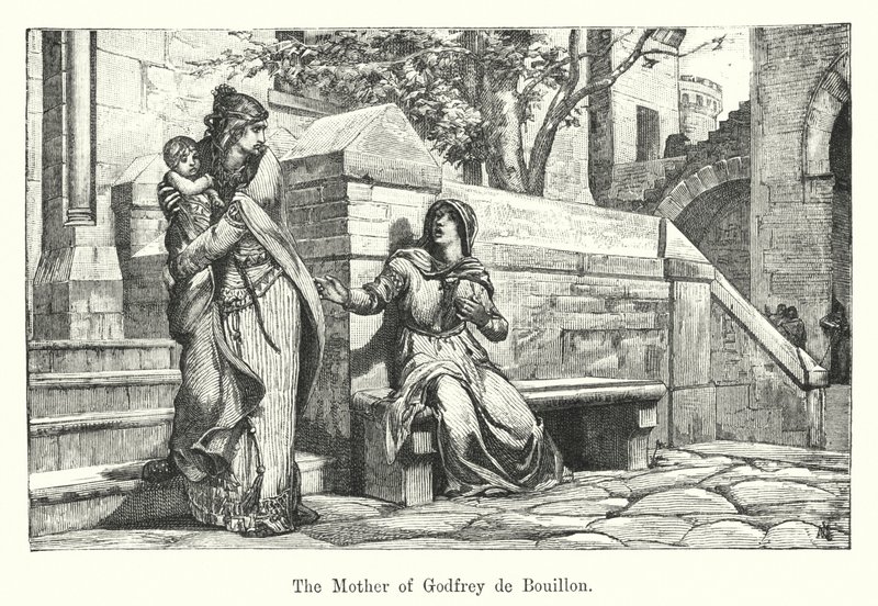 The Mother of Godfrey de Bouillon by European School