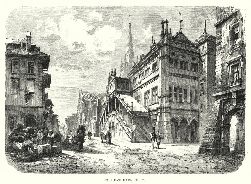 The Rathhaus, Bern by European School