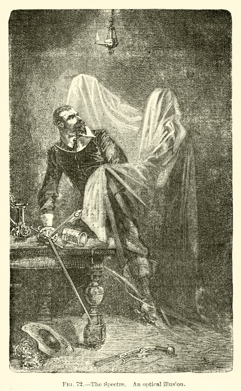 The Spectre, an optical illusion by European School