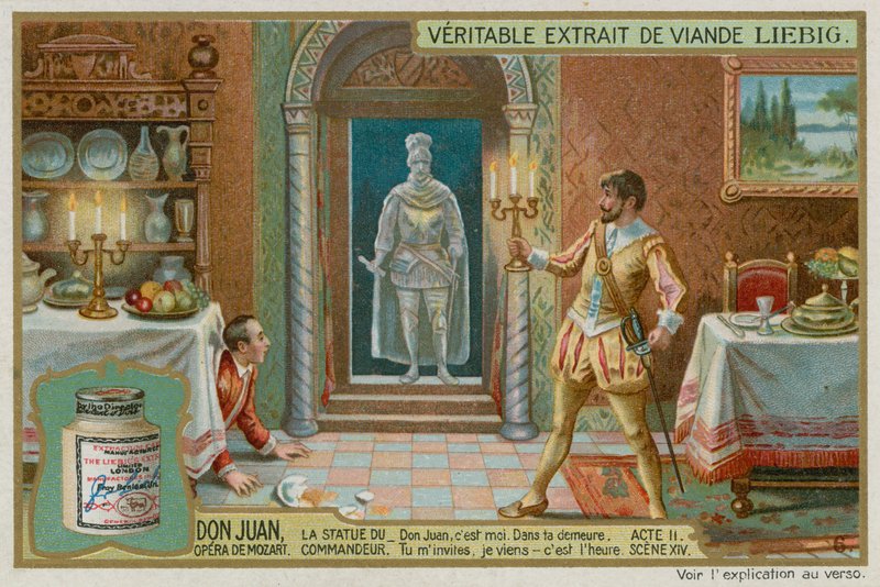 The Statue of the Commendatore Arrives for Dinner by European School