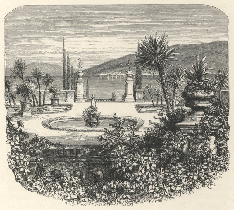 A Terrace of Isola-Bella by European School