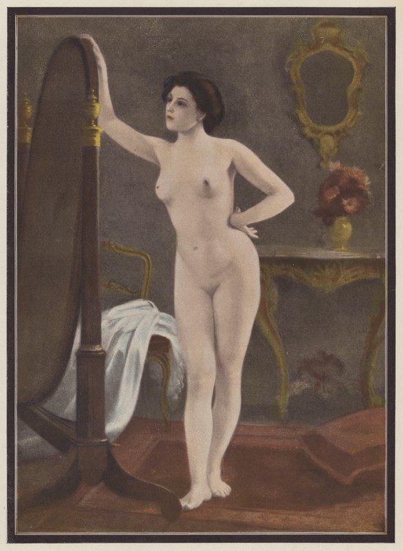 Woman Before the Mirror by European School