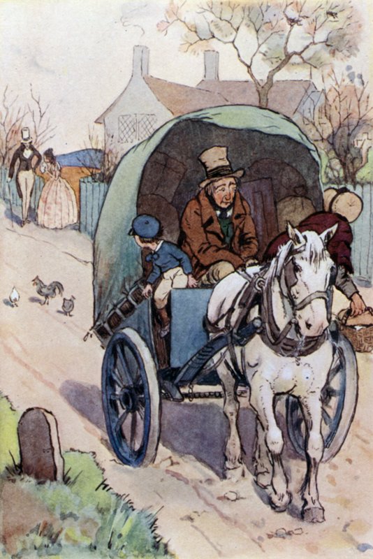 Illustration for David Copperfield by F. M. B. Blaikie
