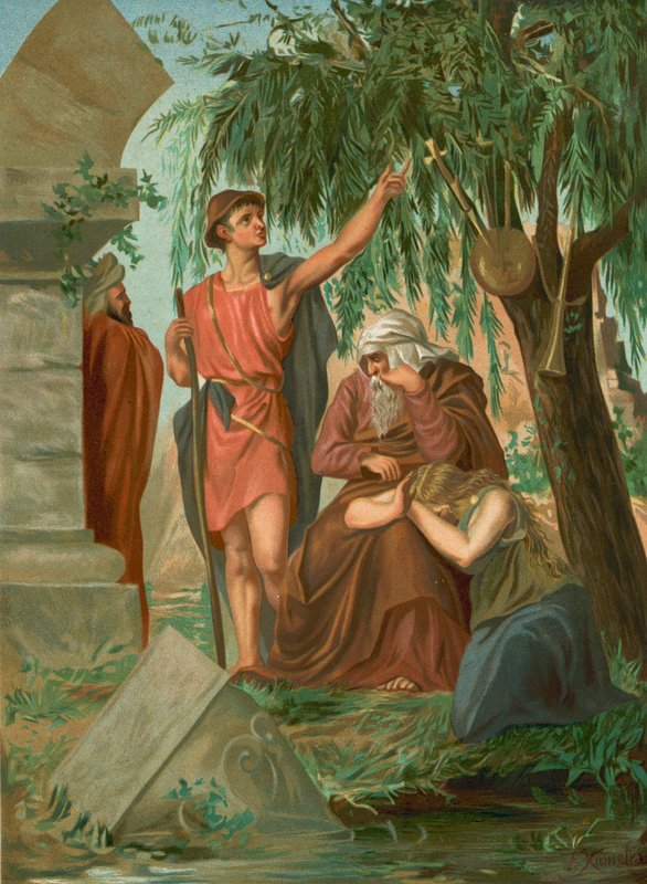 Jews Captive in Babylon by F. Xumetra