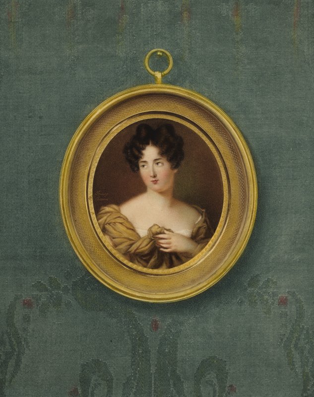 Portrait of a Woman, Thought to Be the Actress Dermer by Fanny Charrin