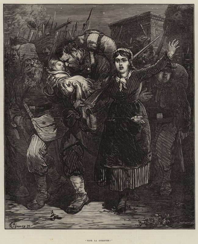 Vive la Commune! by Felix Regamey