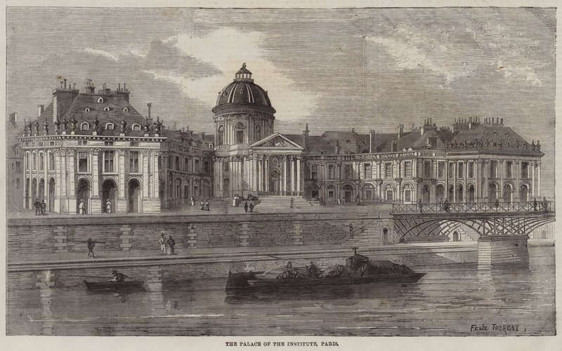 The Palace of the Institute, Paris by Felix Thorigny