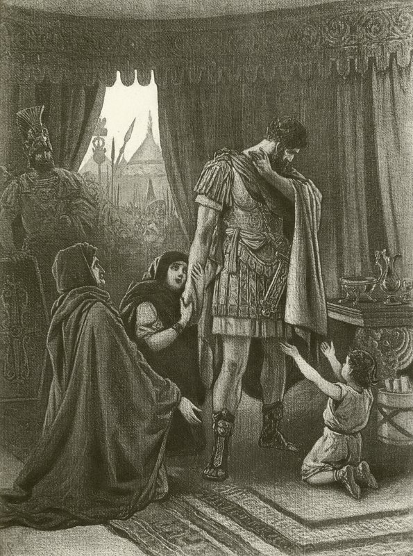 Coriolanus. Act V, Scene III by Felix Octavius Carr Darley