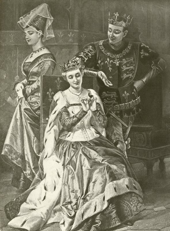 King Henry Fifth. Act V, Scene II by Felix Octavius Carr Darley