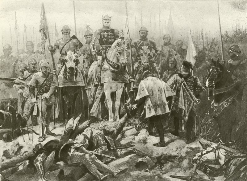 King Henry V. Act IV, Scene VII by Felix Octavius Carr Darley