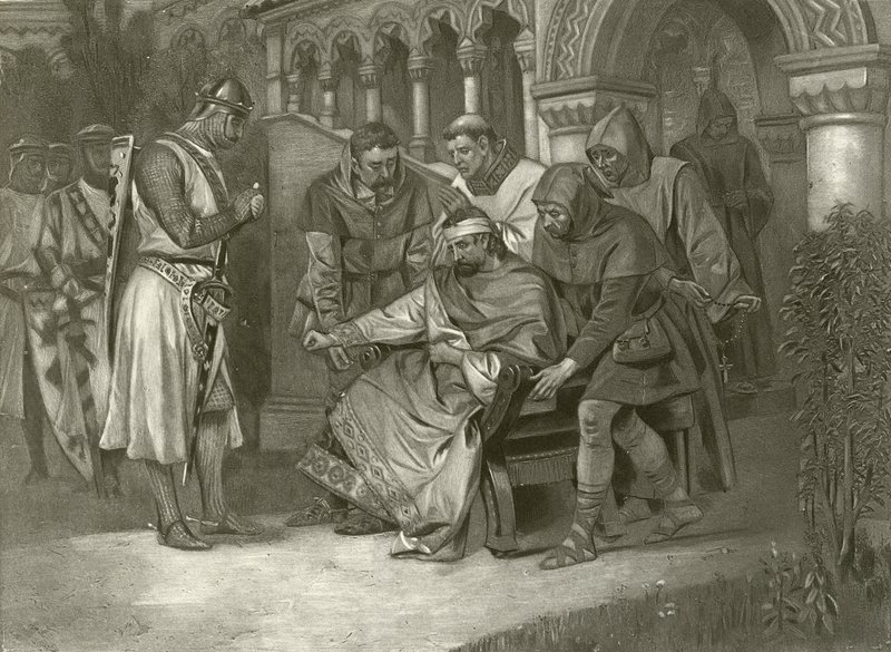 King John. Act V, Scene VII by Felix Octavius Carr Darley