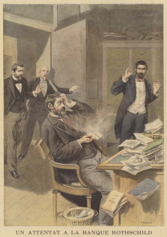 Letter Bomb Attack on the Banque de Rothschild by Fortune Louis Meaulle