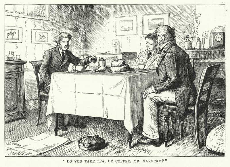 Illustration for Great Expectations by Charles Dickens by Francis Arthur Fraser