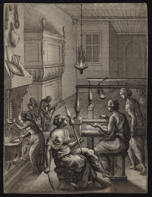 Women at Work by Francis Cleyn