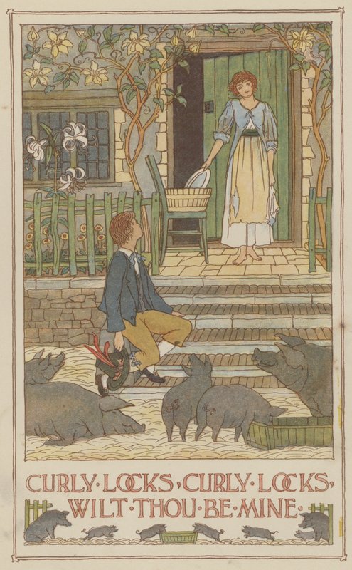 Curly Locks, Curly Locks, Wilt Thou Be Mine by Francis Donkin Bedford