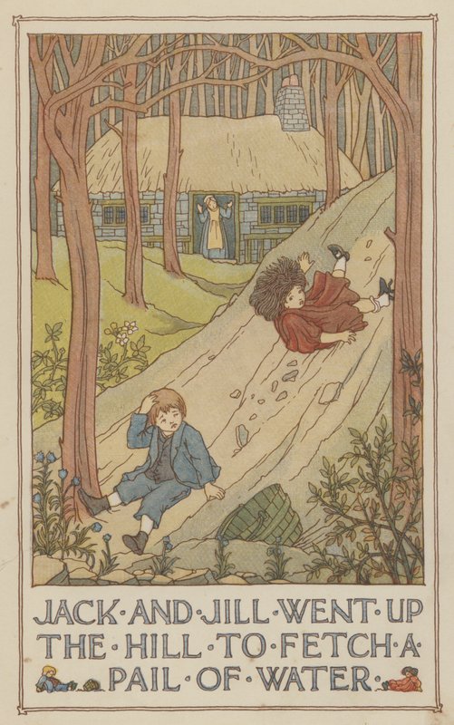 Jack and Jill Went Up the Hill to Fetch a Pail of Water by Francis Donkin Bedford
