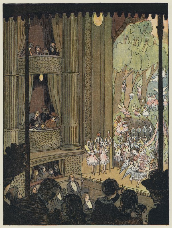 London: Drury Lane Pantomime by Francis Donkin Bedford