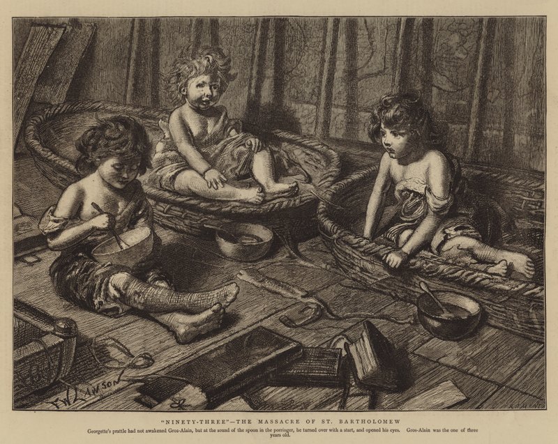 Ninety-Three, the Massacre of St Bartholomew by Francis Wilfred Lawson