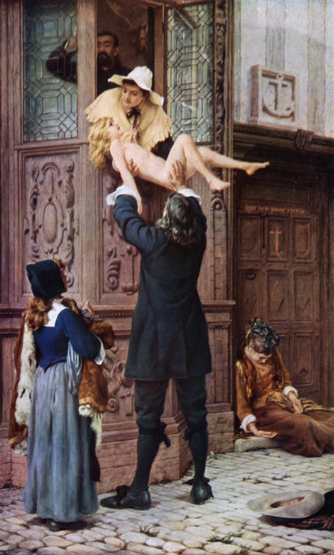 Saved from the Plague by Francis William (after) Topham