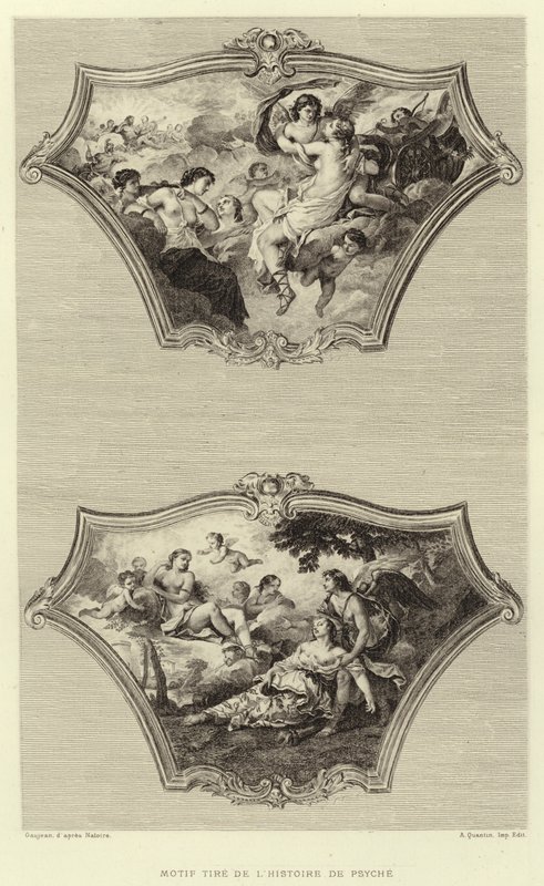 Motif Taken from the Story of Psyche by Francois (after) Boucher