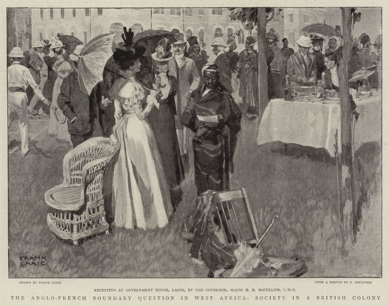 The Anglo-French Boundary Question in West Africa, Society in a British Colony by Frank Craig