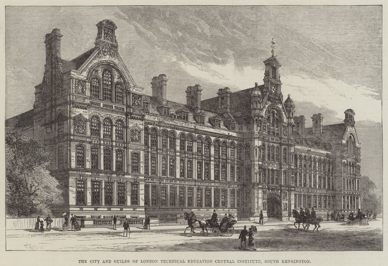 The City and Guilds of London Technical Education Central Institute, South Kensington by Frank Watkins
